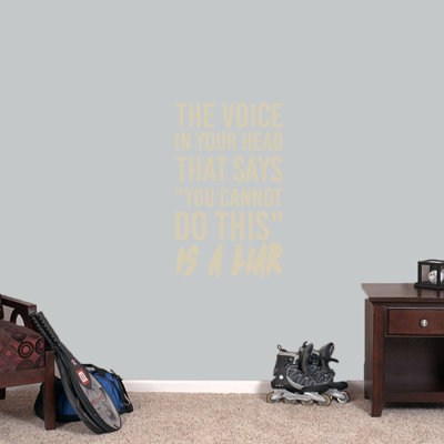 Text & Numbers Non-Wall Damaging Wall Decal