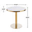 Table basse Mid-Century moderne, table de salle à manger multifonctionnelle pour 4 à 6 personnes et grande table basse, plateau en panneau de fibres à densité moyenne blanc pour le salon, la cuisine et le bureau