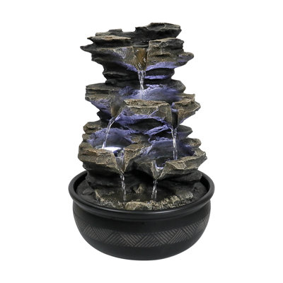Chiyo Weather Resistant Fountain with Light