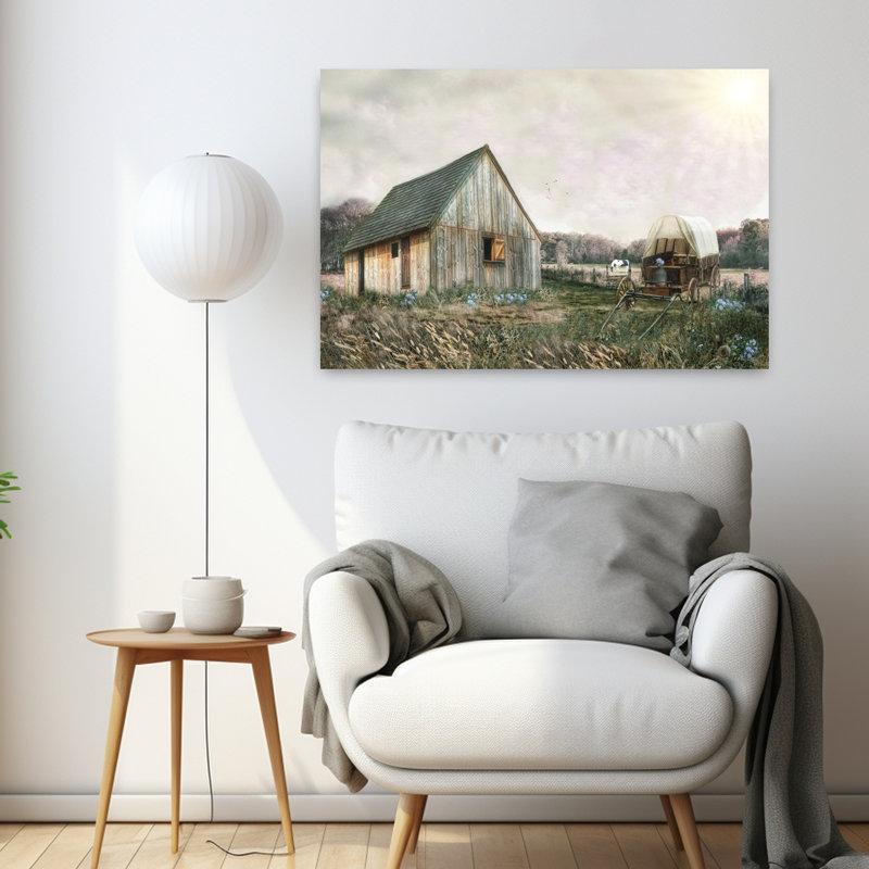 Art mural Homestead Haven, H 24 po x l 36 po