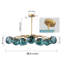 Lustre suspendu Spoutnik en verre Blossom Bule-187444890