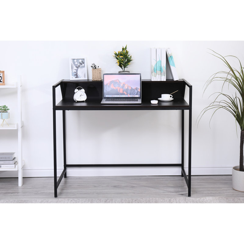 Console noire pour le couloir - chambre à coucher, vestibule, bureau, bureau étroit et moderne - pour petits espaces dans le vestibule, la chambre à coucher