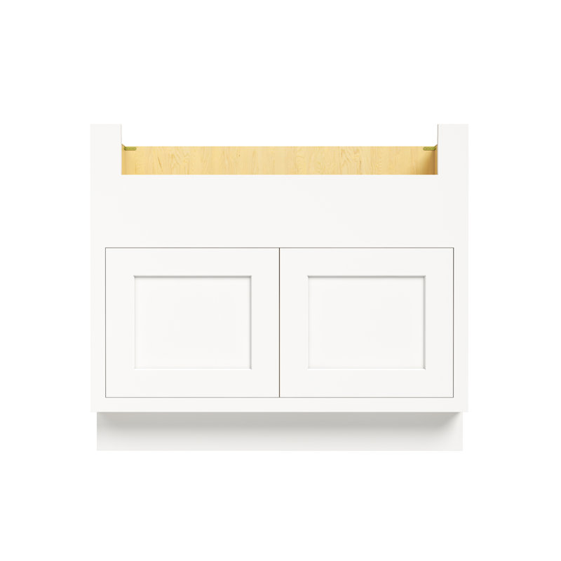 Armoire de base pour évier de cuisine prête à assembler l 39 po x H 34,5 po x P 25 po CASAINC, W39"x H34.5"