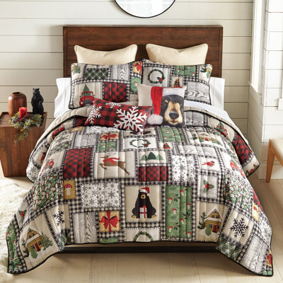 Your Lifestyle by Donna Sharp 3PC King Holiday Quilt Set
