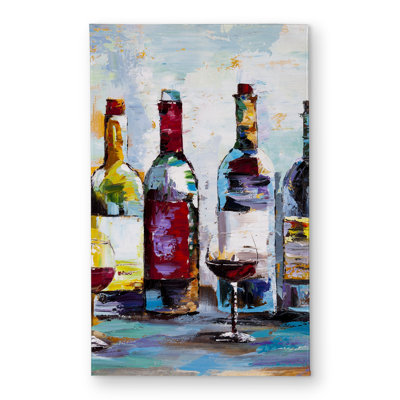Wine Tasting Holidays Red Door Mat - Indoor Outdoor Decor