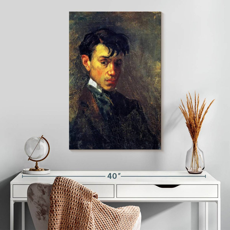 Autoportrait de Leisha, 1896, H 30 po x l 20 po