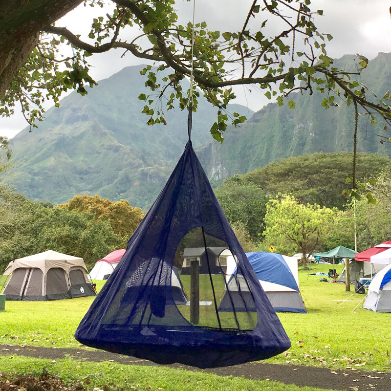 Gassaway 1 Person Chair Hammock, Dark Blue