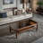 Modern Japanese Walnut Coffee Table