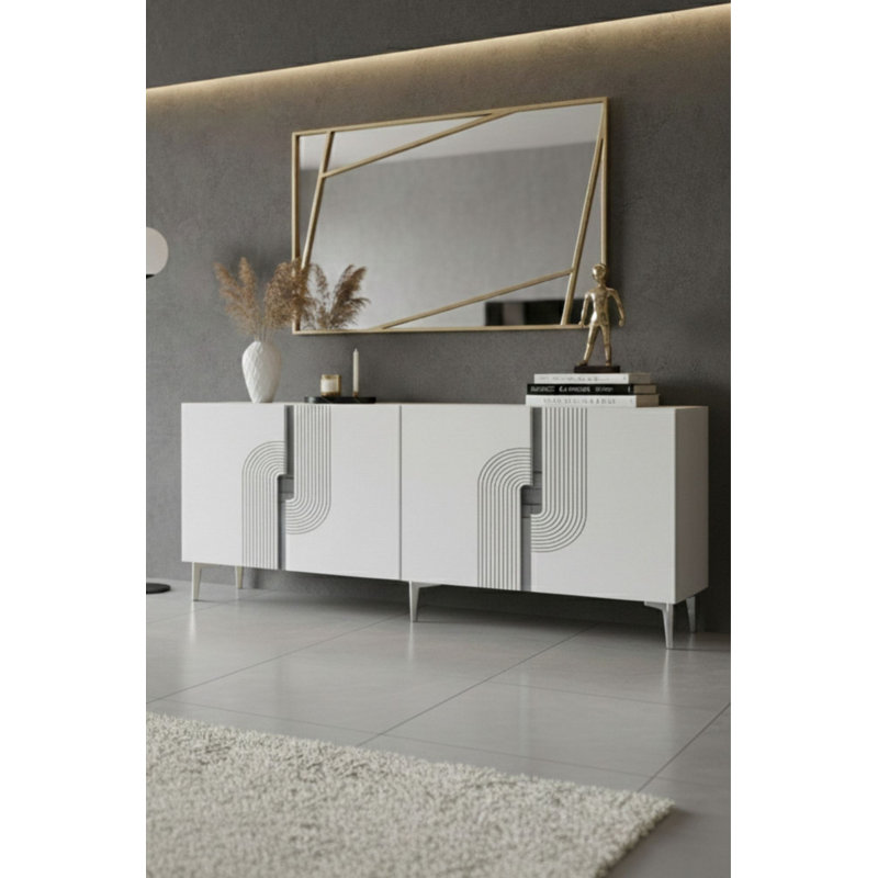 Console, White/Silver