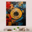 Vinyle disque vinyle mosaïque - Disque vinyle décoration murale en métal-1677088634