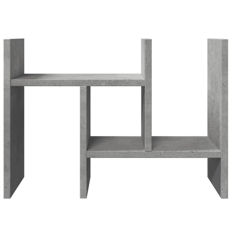 Desk Organiser 34.5X15.5X35.5 Cm Engineered Wood, Concrete Grey