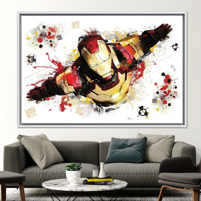 Print on Canvas, 25 cm H x 35 cm W, White, Framed Print without Mat