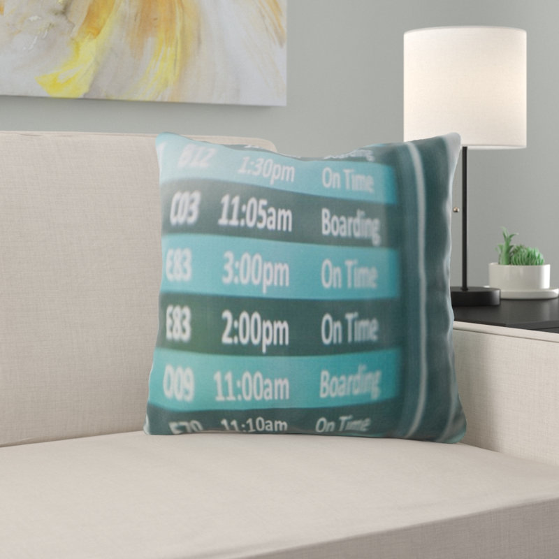 Coussin décoratif aéroportuaire