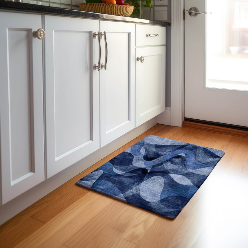 Limpho Area Rug with Non-Slip Backing, Rectangle 1'8" x 2'6"