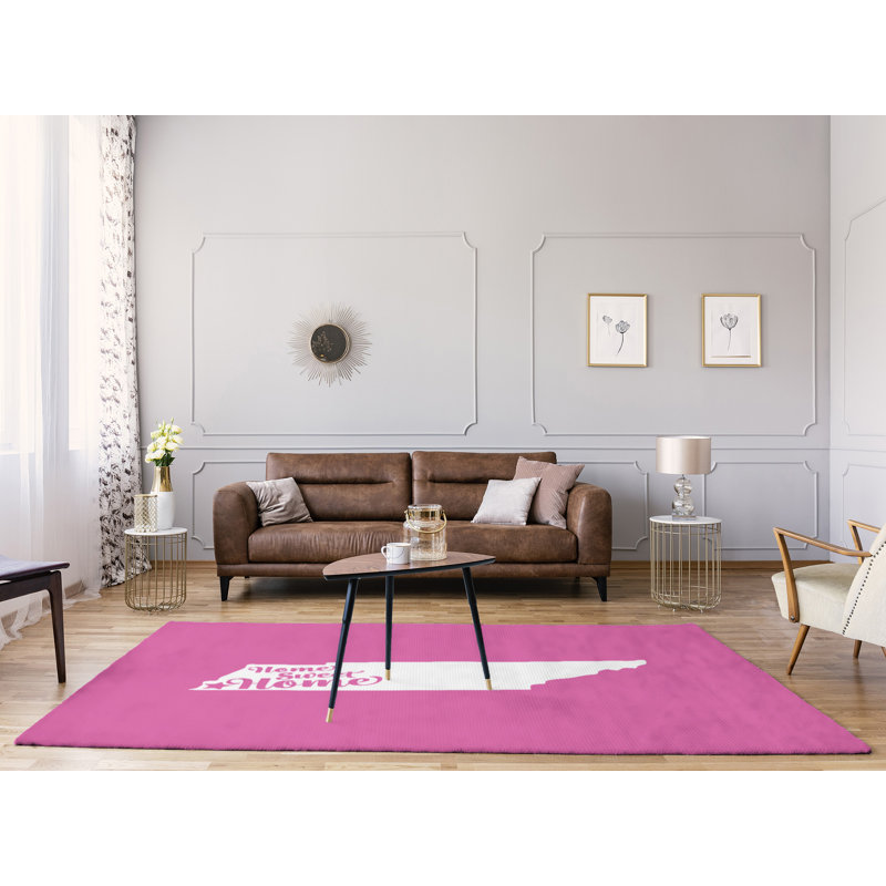 Tapis en poly-chenille memphis à la maison, Rectangle 8 pi x 10 pi