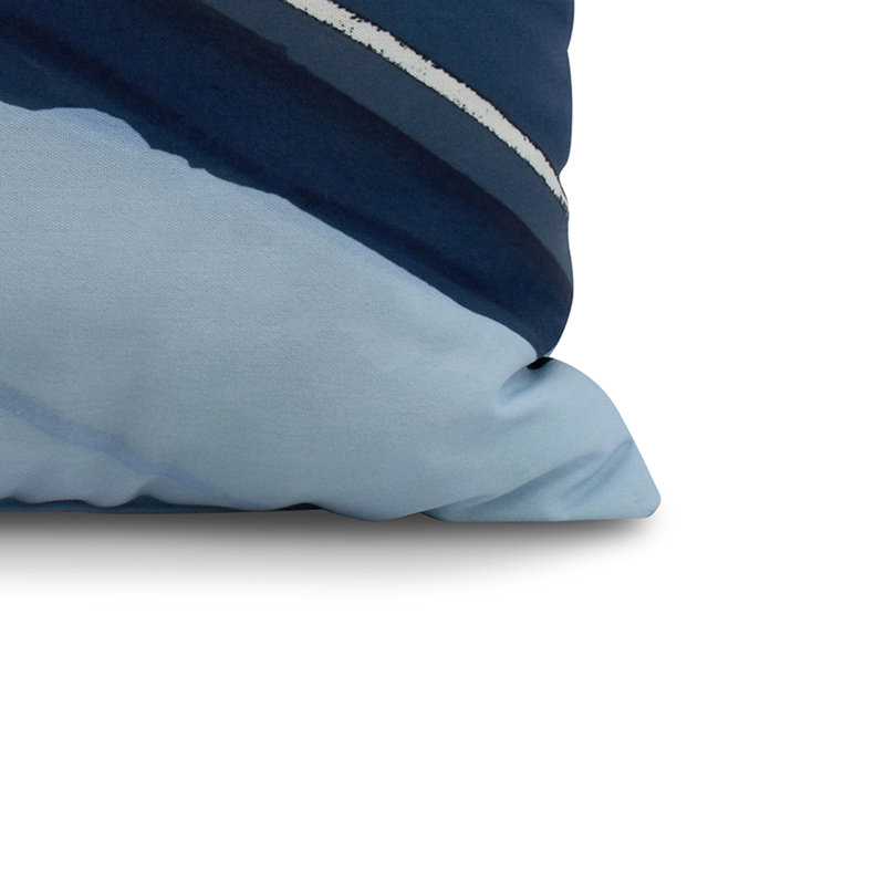 Nantucket Square Pillow Cover & Insert, Navy, 16" x 16"