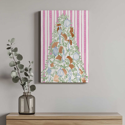 Blush & Bows I by Melissa Wang Canvas Art Print