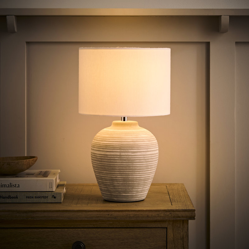 Takefumi Ceramic Table Lamp, 37.5cm H x 22cm W x 22cm D