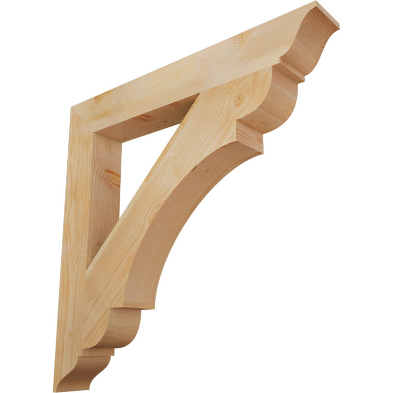 Support olympique traditionnel, H 44 po x l 5,5 po x P 44 po, Douglas (brut)
