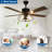 Elyis 52'' Ceiling Fan with Light Kit
