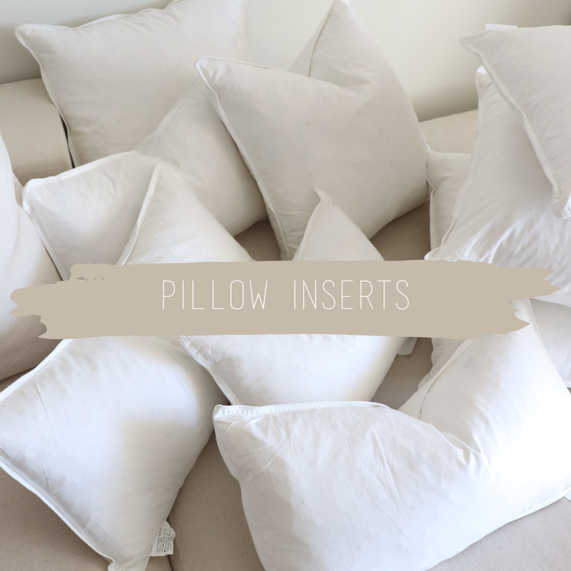 Goose Down and Feather Pillow Insert, Rectangular,    18"H x 12"W  