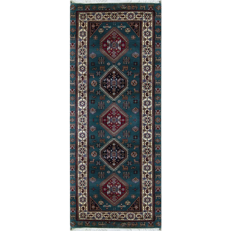 Wool Southwestern Area Rug