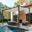 Pergola en aluminium avec auvent-87891112-86830660