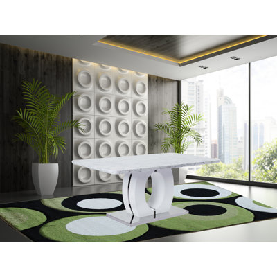 Westrick Metal Base Dining Table