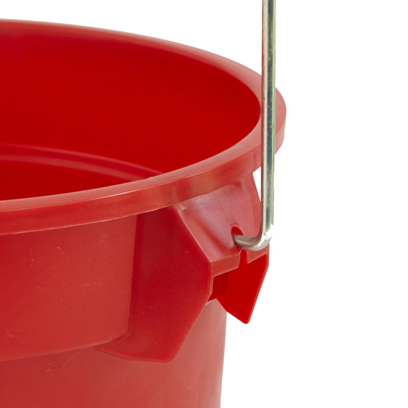 Compartiment de rangement écologique en plastique, Rouge