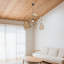 Luminaire suspendu en bambou Kamena