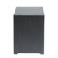 Table d'appoint en fer avec support en fer brun et doré, construction thermolaquée, structure robuste 14,97 po x 14,97 po x P 20,08 po