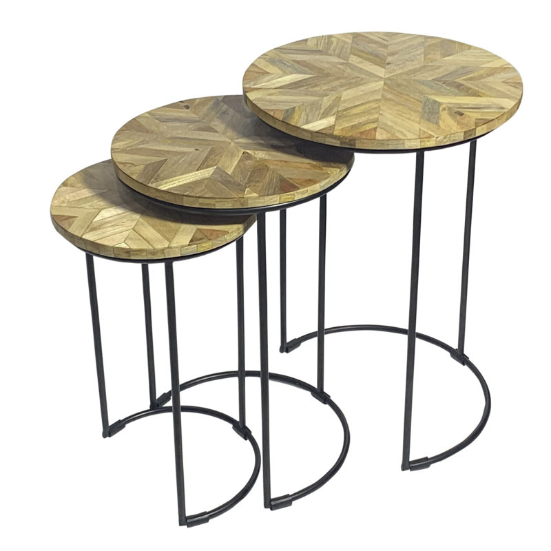 Ensemble de deux tables gigognes Normant