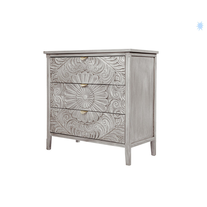 Armoire 3 tiroirs, mobilier américain, convenant à la chambre à coucher, au salon et au bureau