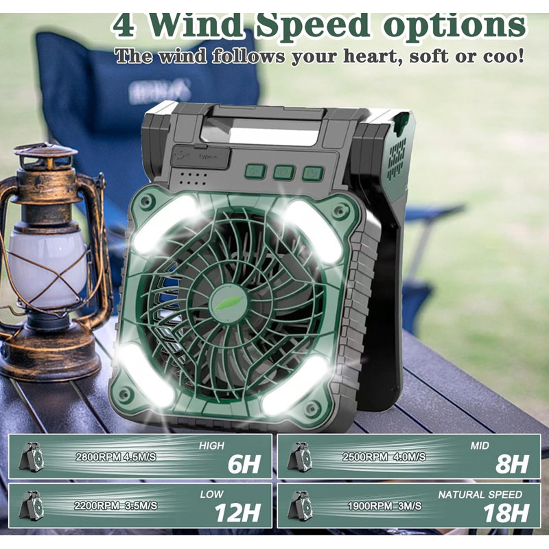 Ventilateur personnel oscillant 9 po Kazoo