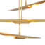 Concorde Chandelier (Natural Brass)