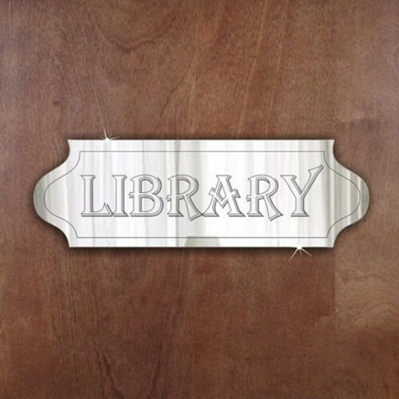 Library Decorative Sign