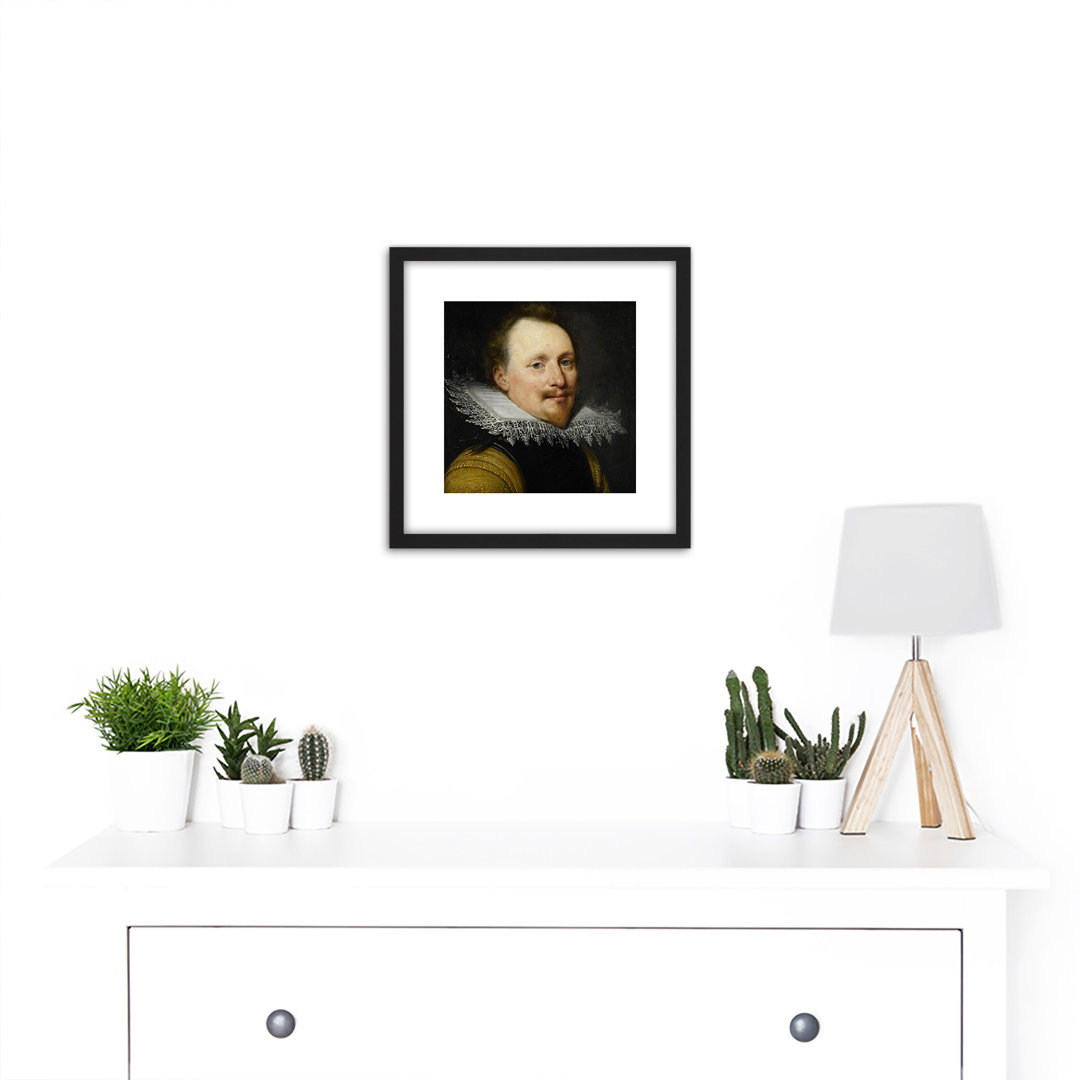 Portrait Willem De Soete by Jan Van Ravesteyn - Single Picture Frame Painting