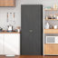 Armoire de rangement à 2 portes en métal avec tablettes réglables et armoire en acier