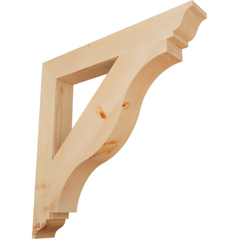 Support traditionnel Funston, H 30 po x l 3,5 po x P 30 po, Douglas, Lisse