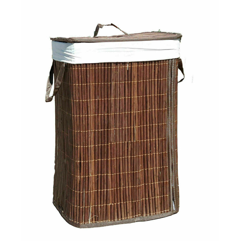 Bamboo Laundry Hamper with Handles