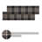 Vergean Rectangle Plaid 70% Cotton / 30% Cotton Polyester Blend Table Runner-2140881243