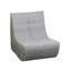 Ensemble de fauteuils et table de causeuse d'extérieur gris 5 pièces Deko Living