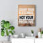 Count Your Blessing's - Wrapped Canvas Print