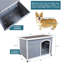 Niche pour chien d'extérieur moyenne en bois-1728221896-1728221902
