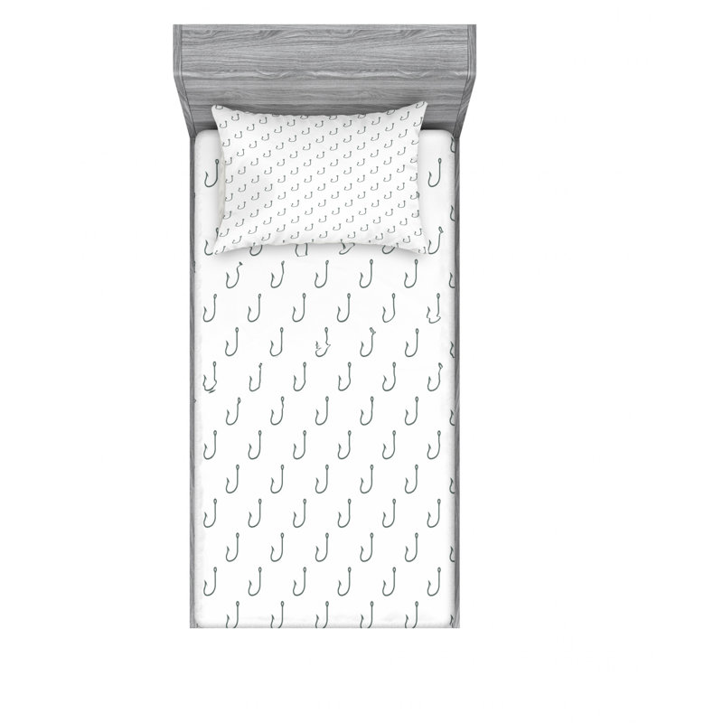 Ensemble de draps Sealife, Ensemble de draps pour lit simple TG avec drap-hou
