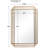 Guadalupe Metal Rectangle Wall Mirror