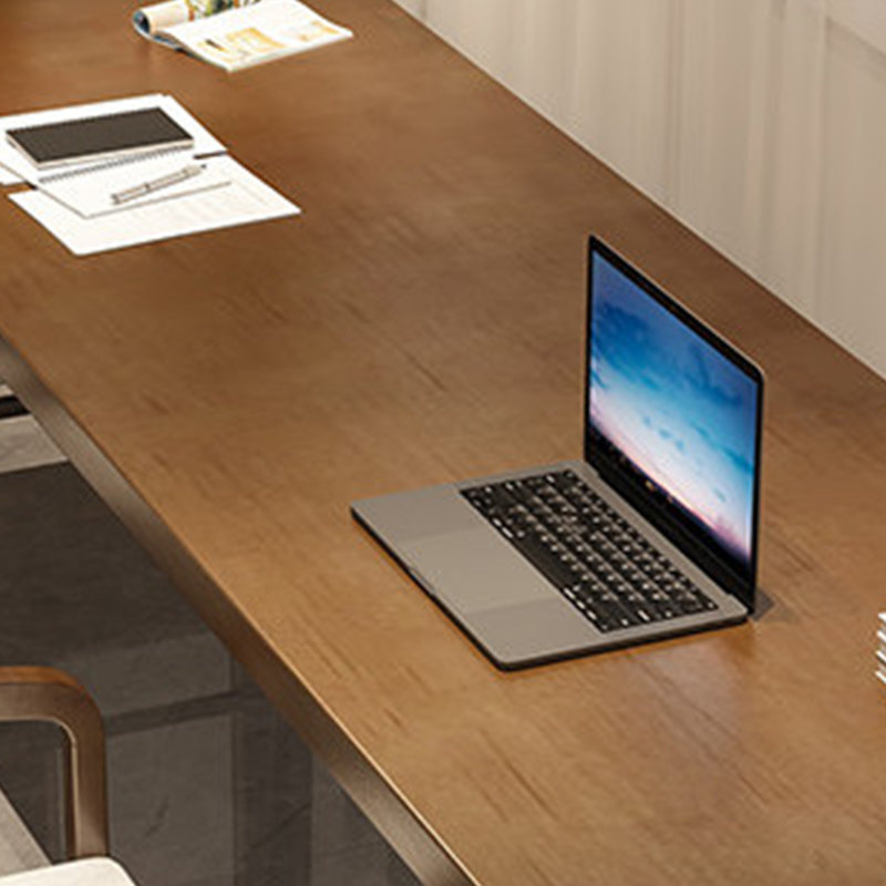 Nordic Modern Solid Wood Double Desk