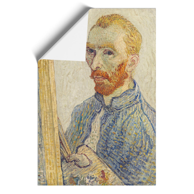 Self Portrait by Vincent van Gogh - Frameless Print, 30cm H x 21cm W x 0.1cm D