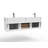 Russett 60'' Double Bathroom Vanity with Solid Surface Top-459392714-459392710-446490786
