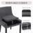 Demarrion Modern Extra-Wide Corduroy Upholstered Dining Side Chair – Solid Wood Frame, Ergonomic Full-Back Comfort-872962005